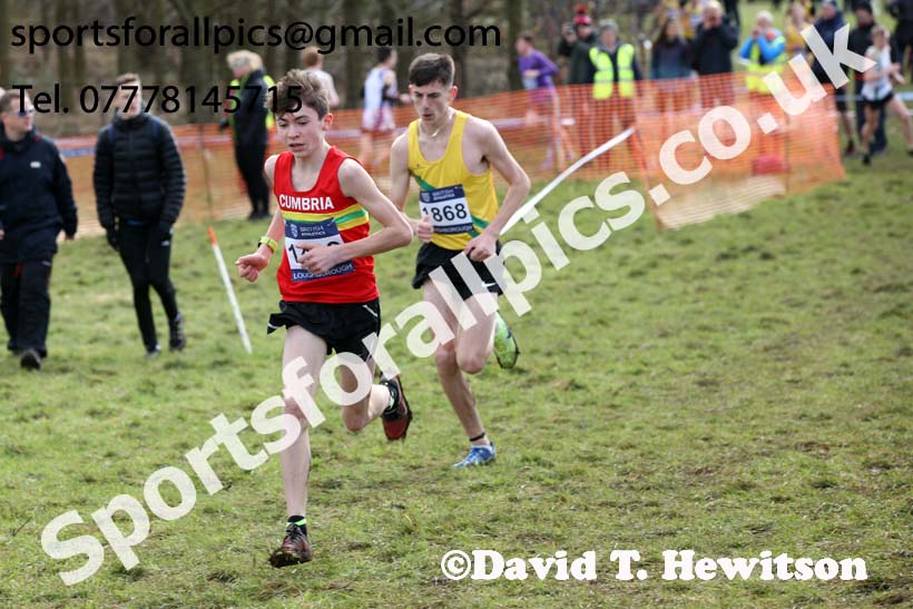 Boys under-15s 2019 British Athletics Inter Counties Cross Country, Prestwood Hall, Loughborough. Photo:  David T. Hewitson/Sports for All Pics